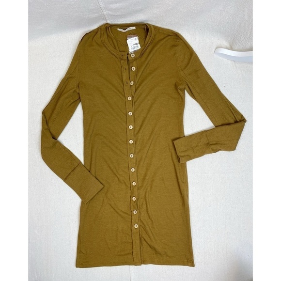 Free People We the Free Gia Cardigan NWT M tobacco - Picture 9 of 11